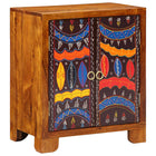 Sideboard 50x35x60 cm solid acacia wood multicolour