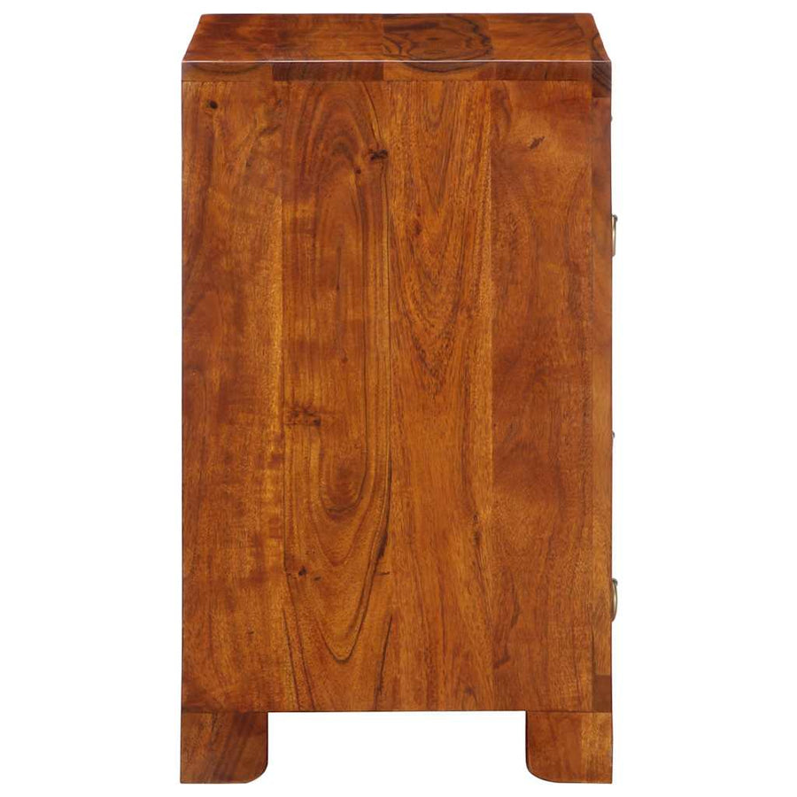 Dressoir 50x35x60 massief acaciahout veelkleurig