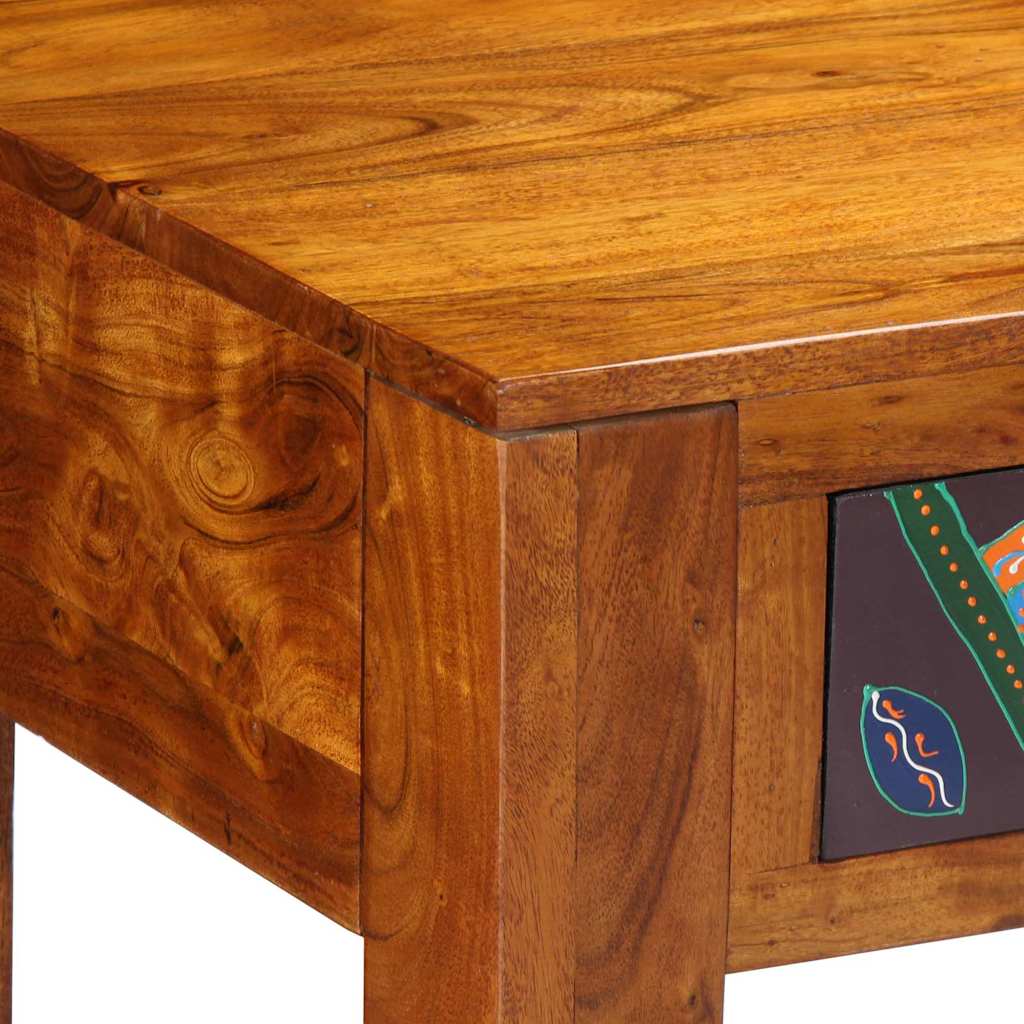 Schrijfbureau met lade met opslag Bruin 110 x 50 x 73 cm