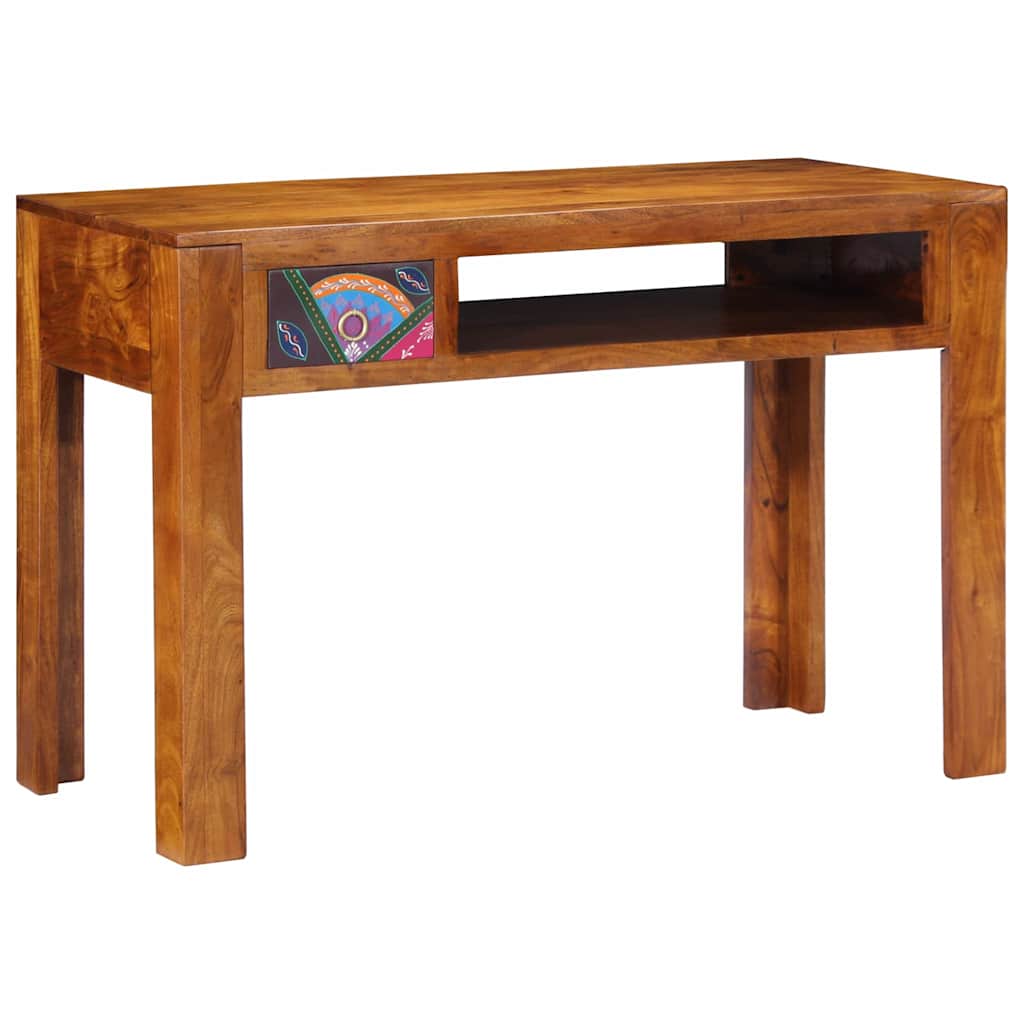 Schrijfbureau met lade met opslag Bruin 110 x 50 x 73 cm