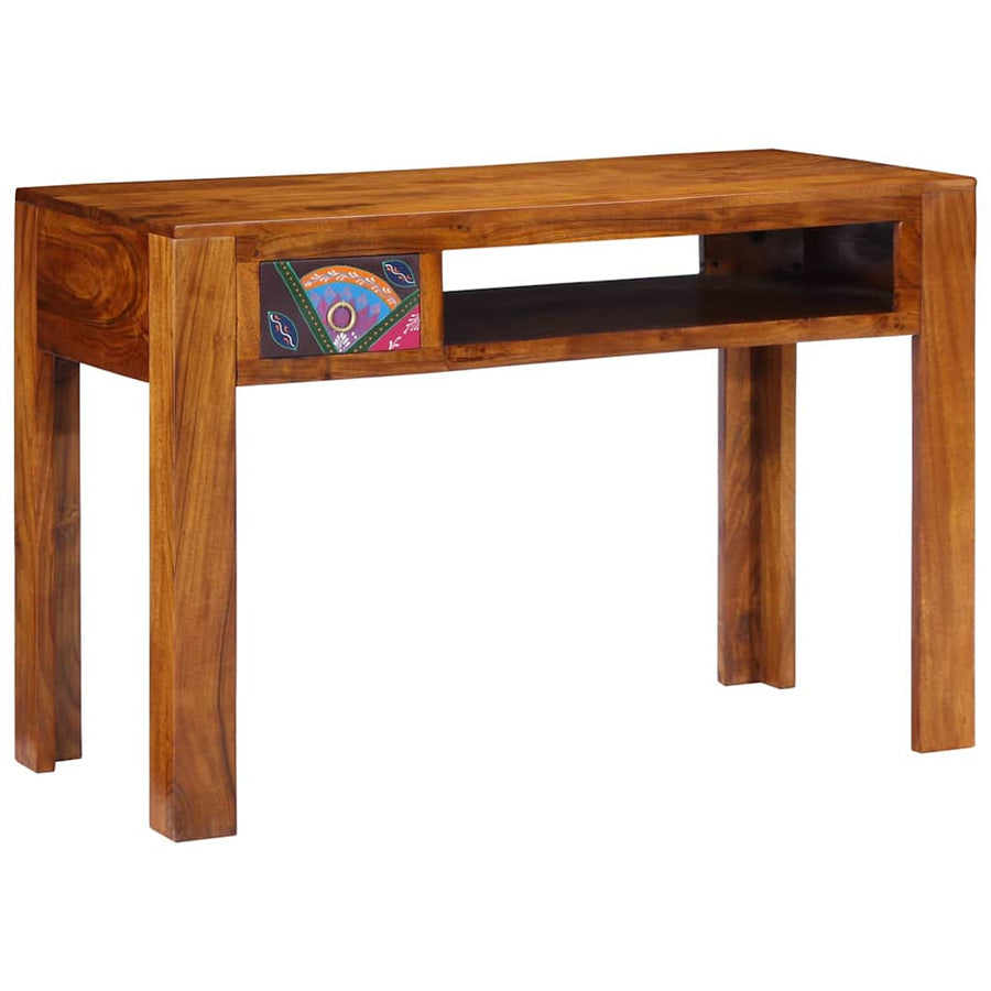 Schrijfbureau met lade met opslag Bruin 110 x 50 x 73 cm