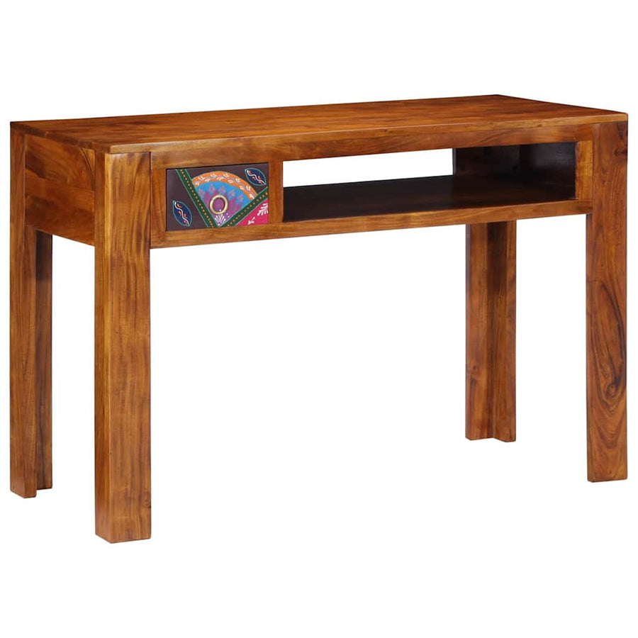 Schrijfbureau met lade met opslag Bruin 110 x 50 x 73 cm