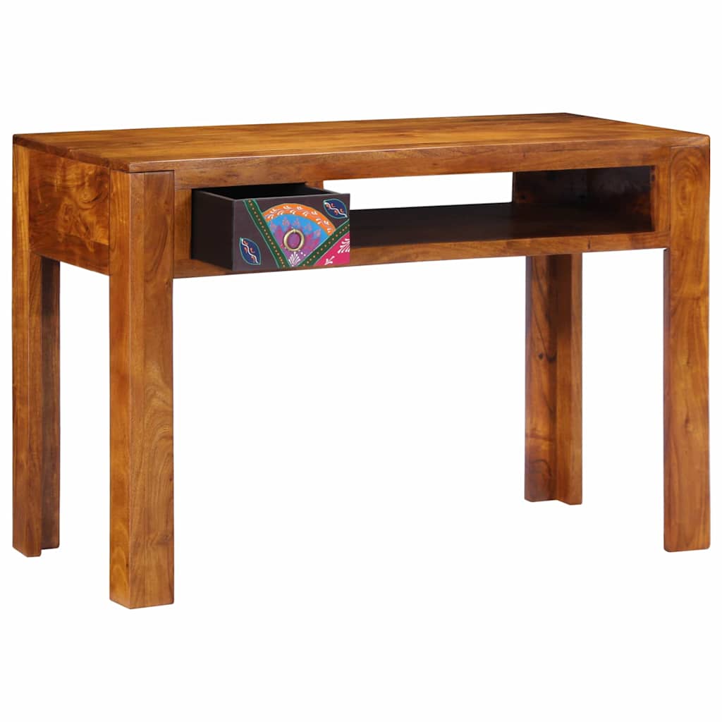 Schrijfbureau met lade met opslag Bruin 110 x 50 x 73 cm