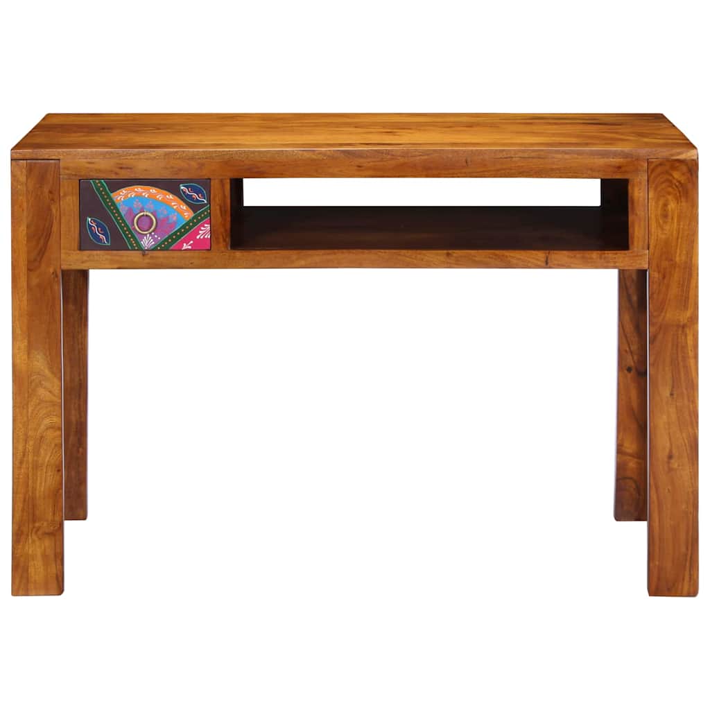 Schrijfbureau met lade met opslag Bruin 110 x 50 x 73 cm
