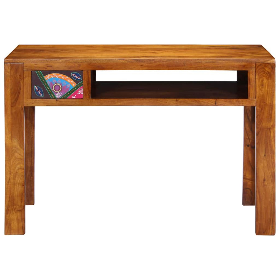 Schrijfbureau met lade met opslag Bruin 110 x 50 x 73 cm