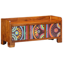 Schoenenkast Multikleur 90 x 35 x 40 cm Massief Acaciahout