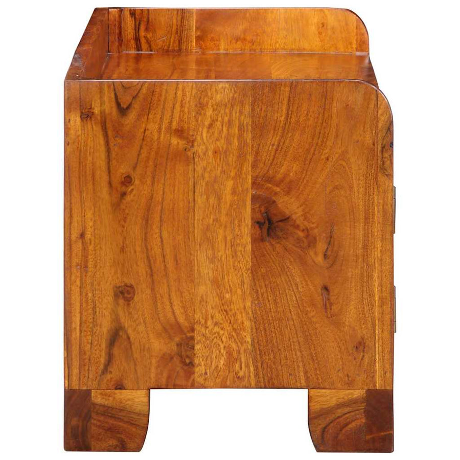 Schoenenkast Multikleur 90 x 35 x 40 cm Massief Acaciahout