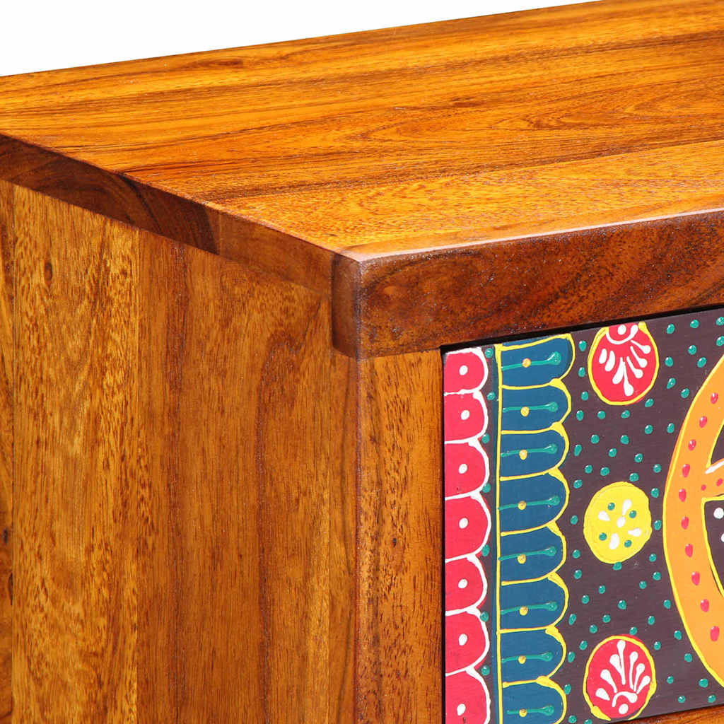 Nachtkastje 2 pcs Bruin 40 x 35 x 35 cm Massief Acaciahout