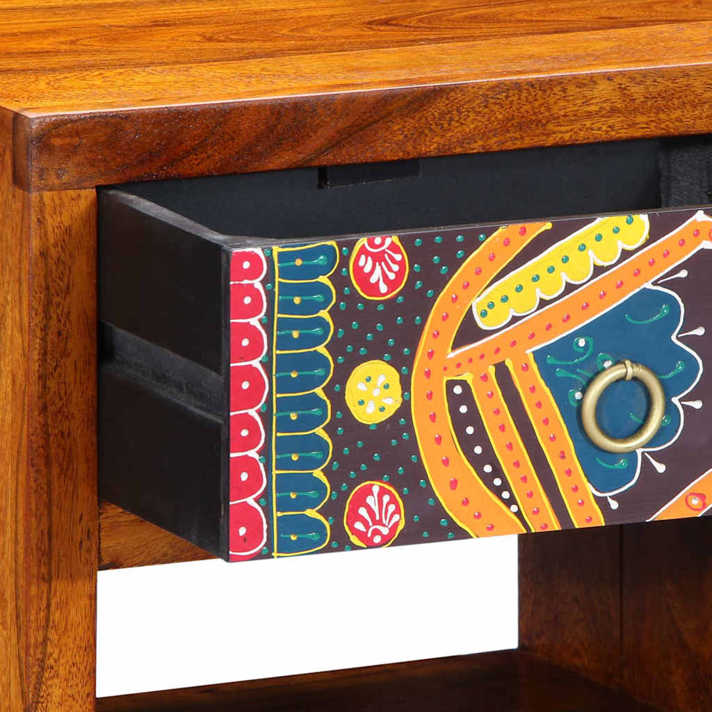 Nachtkastje 2 pcs Bruin 40 x 35 x 35 cm Massief Acaciahout