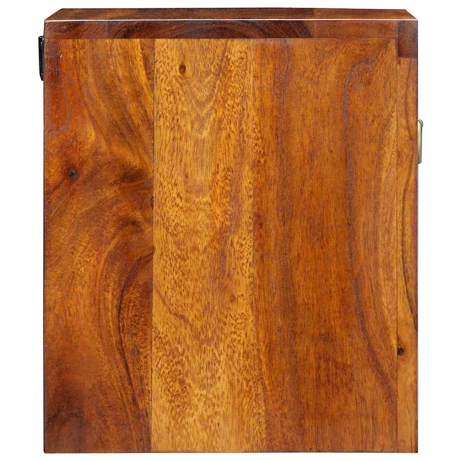Nachtkastje 2 pcs Bruin 40 x 35 x 35 cm Massief Acaciahout