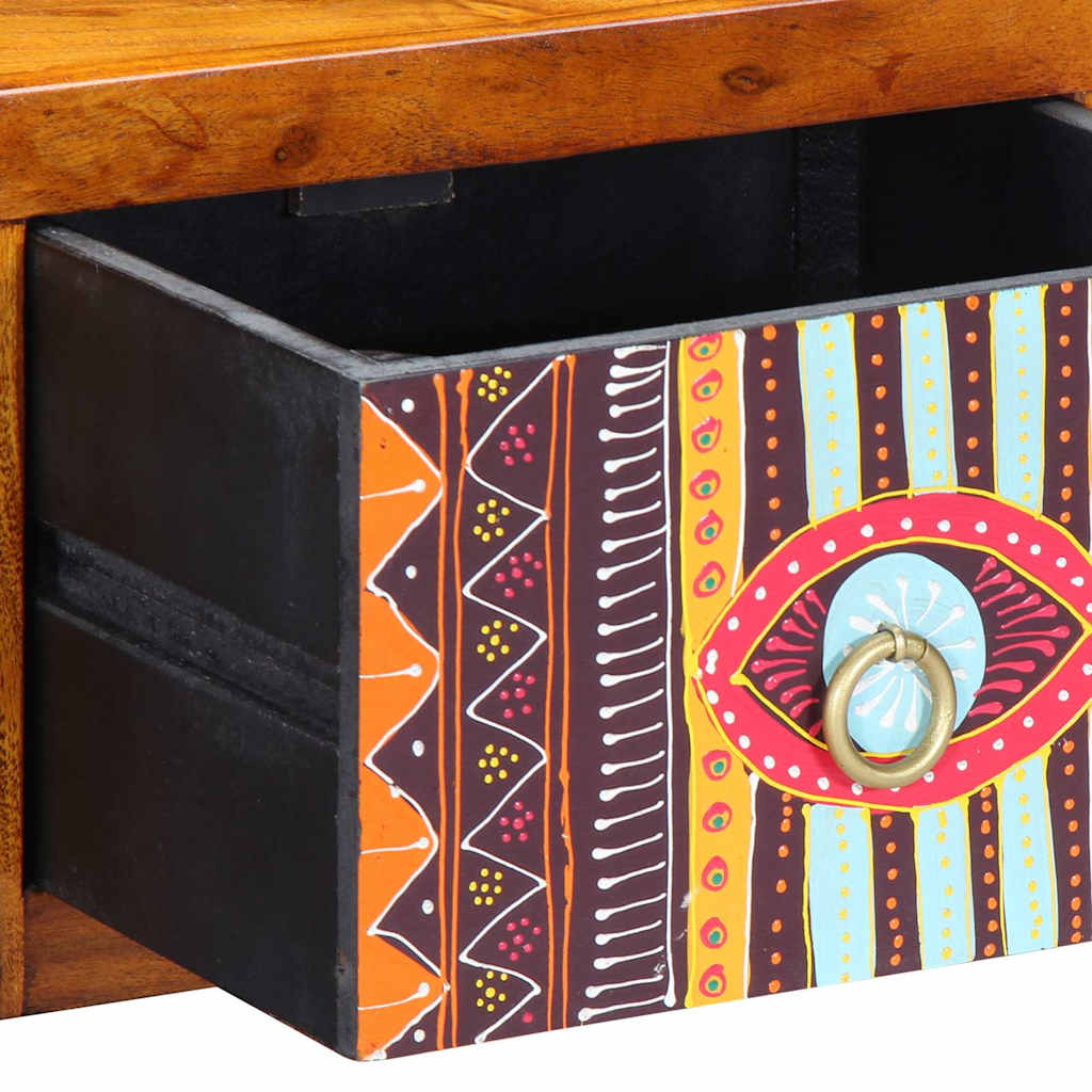 Nachtkastje met lade 2 pcs Bruin 35 x 30 x 22 cm