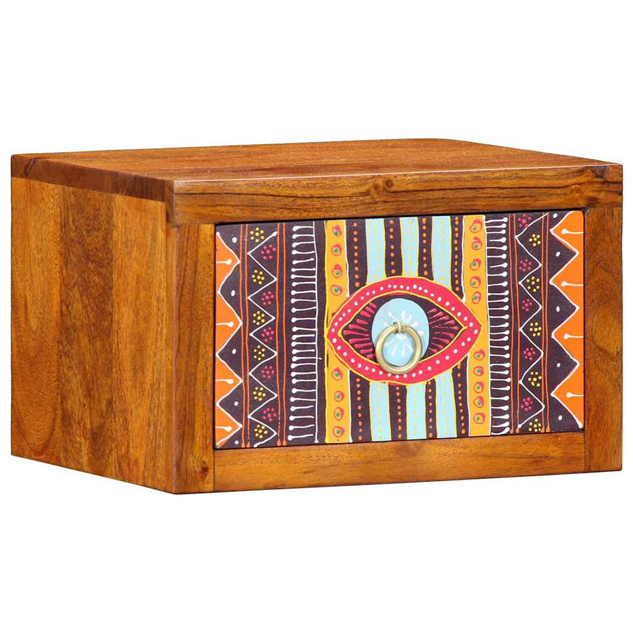 Nachtkastje met lade 2 pcs Bruin 35 x 30 x 22 cm