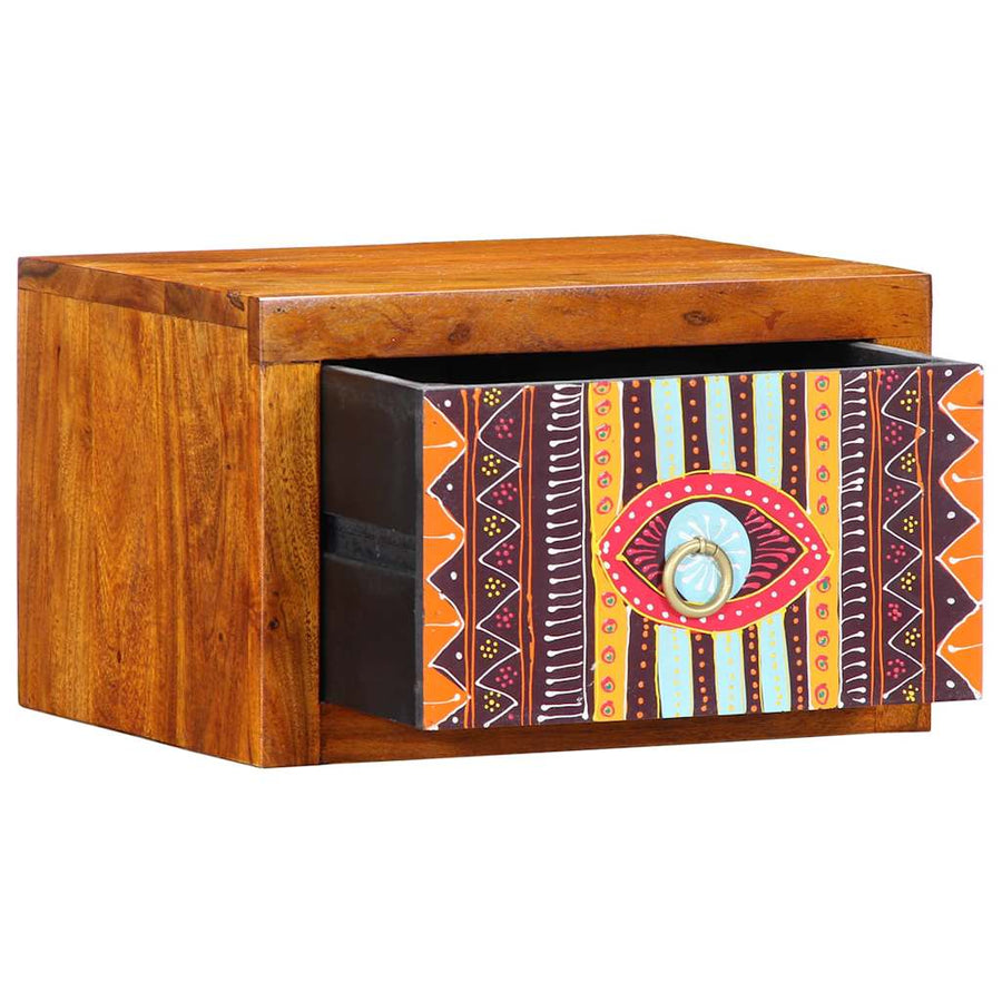 Nachtkastje met lade 2 pcs Bruin 35 x 30 x 22 cm