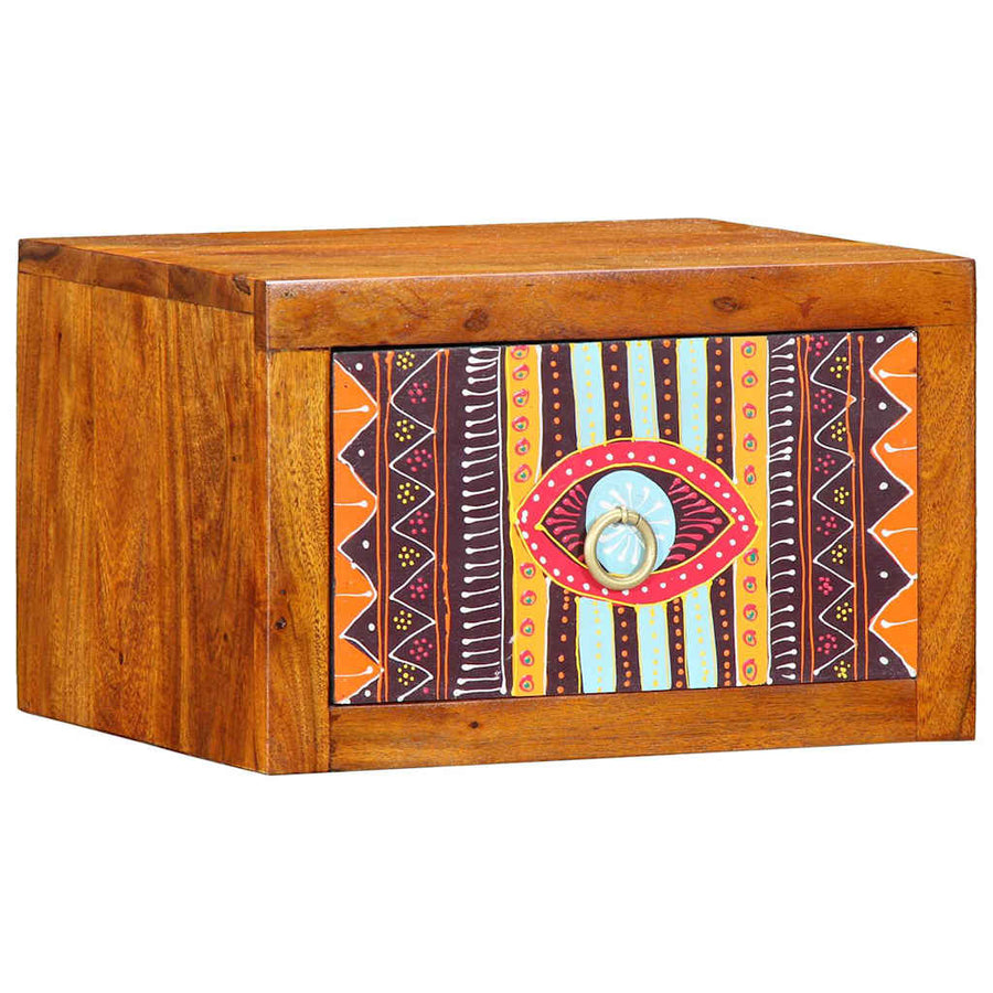 Nachtkastje met lade 2 pcs Bruin 35 x 30 x 22 cm