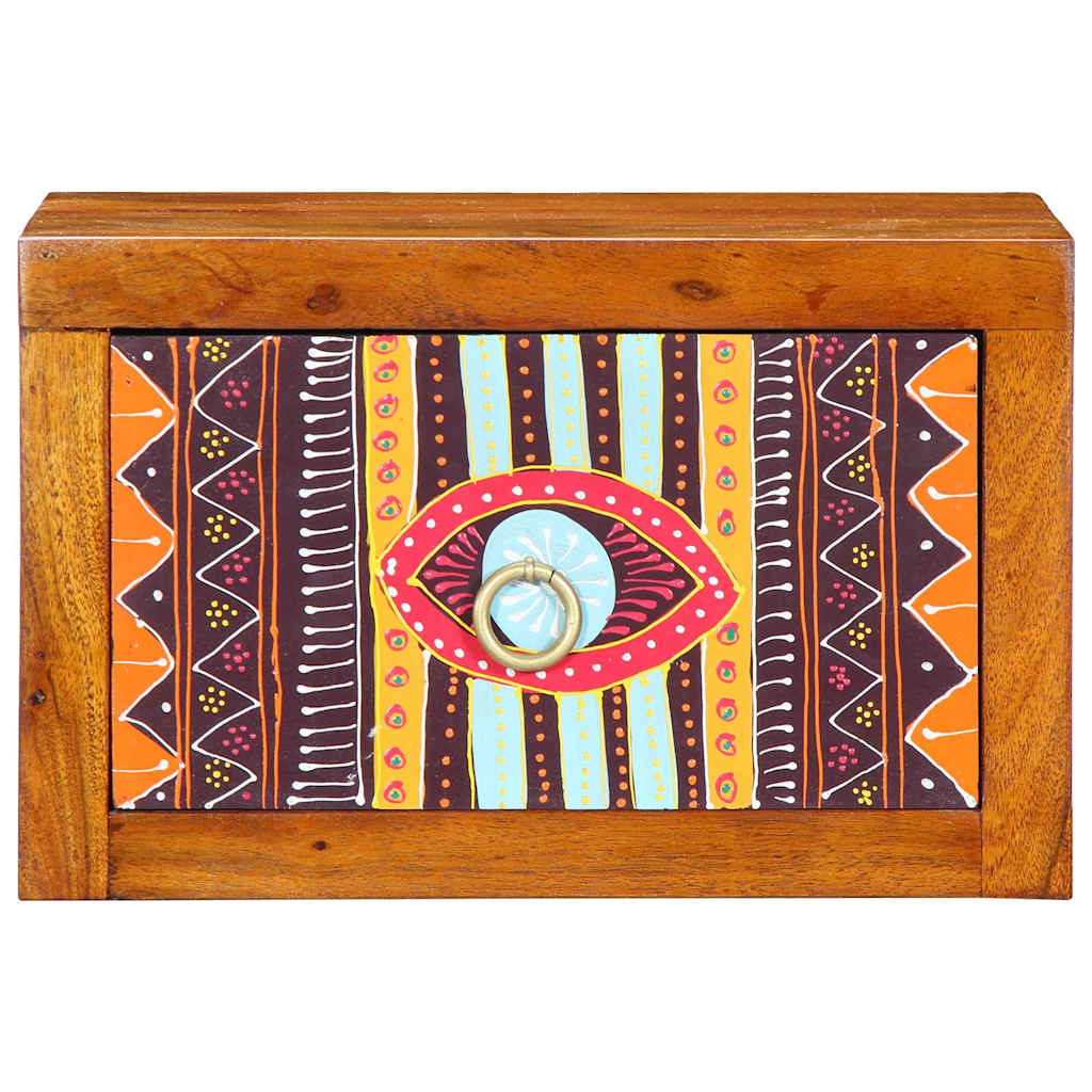 Nachtkastje met lade 2 pcs Bruin 35 x 30 x 22 cm