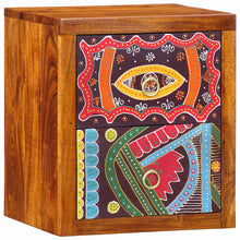 Nachtkastje met lade Bruin 35 x 30 x 40 cm Massief Acaciahout