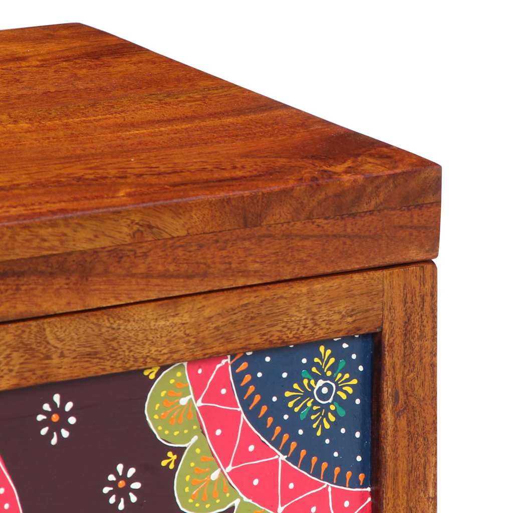 Opbergbox Multikleur 50 x 30 x 40 cm Massief acaciahout