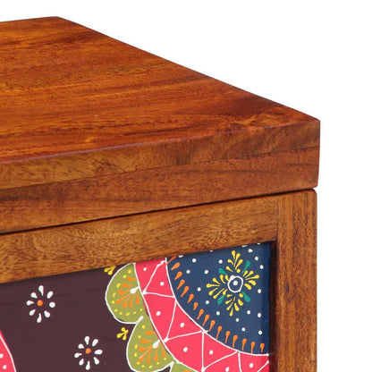 Opbergbox Multikleur 50 x 30 x 40 cm Massief acaciahout