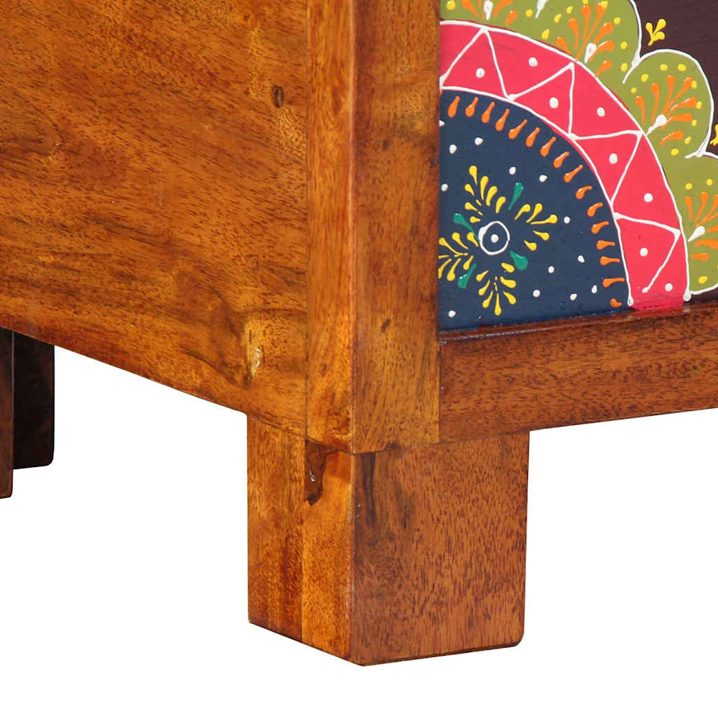 Opbergbox Multikleur 50 x 30 x 40 cm Massief acaciahout
