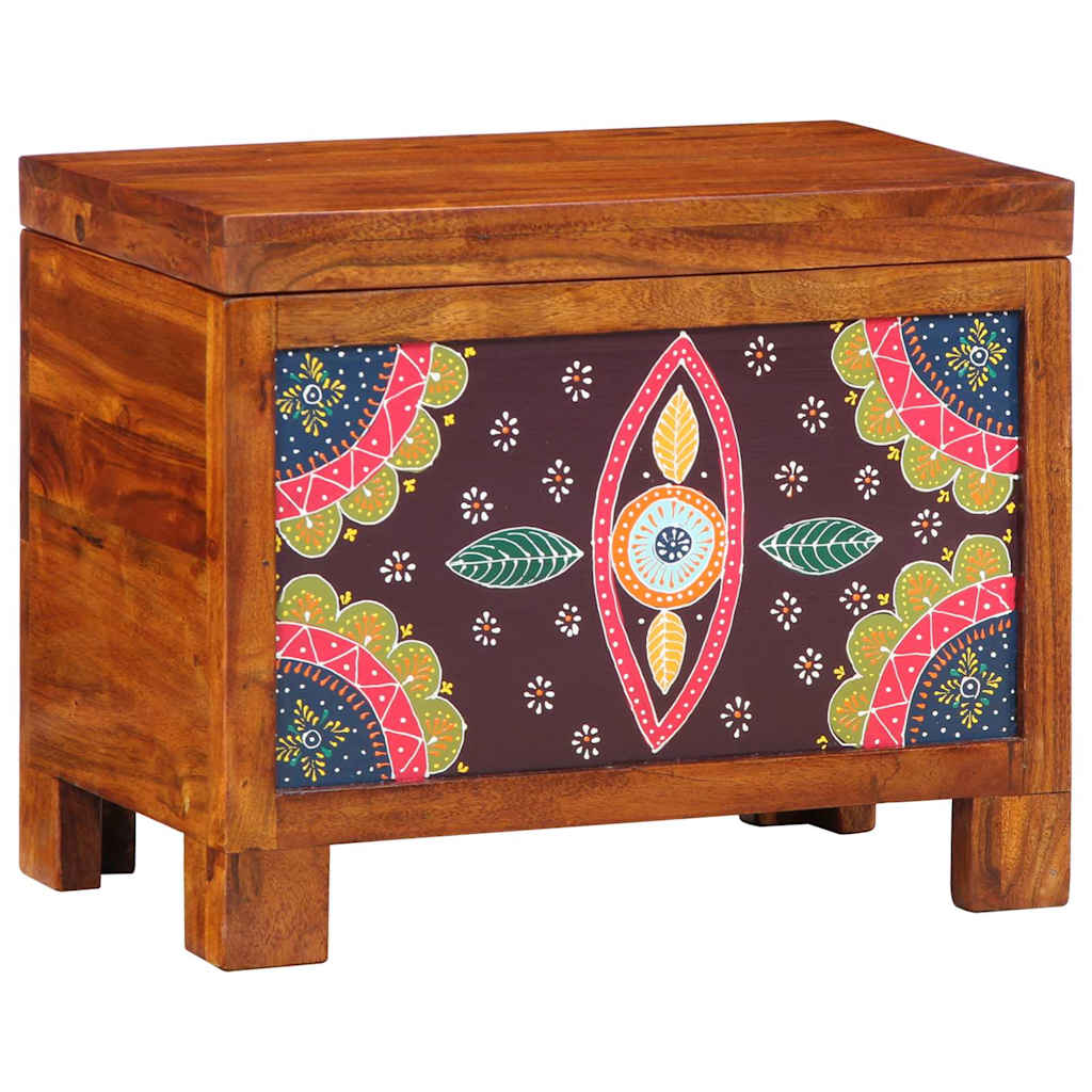 Opbergbox Multikleur 50 x 30 x 40 cm Massief acaciahout