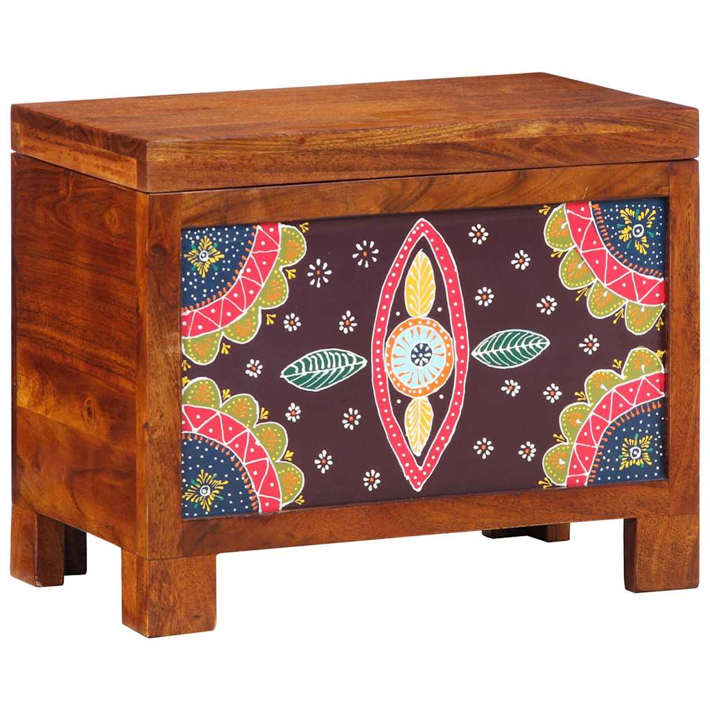 Opbergbox Multikleur 50 x 30 x 40 cm Massief acaciahout