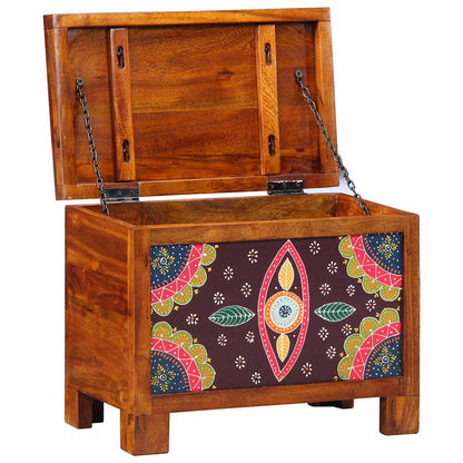 Opbergbox Multikleur 50 x 30 x 40 cm Massief acaciahout
