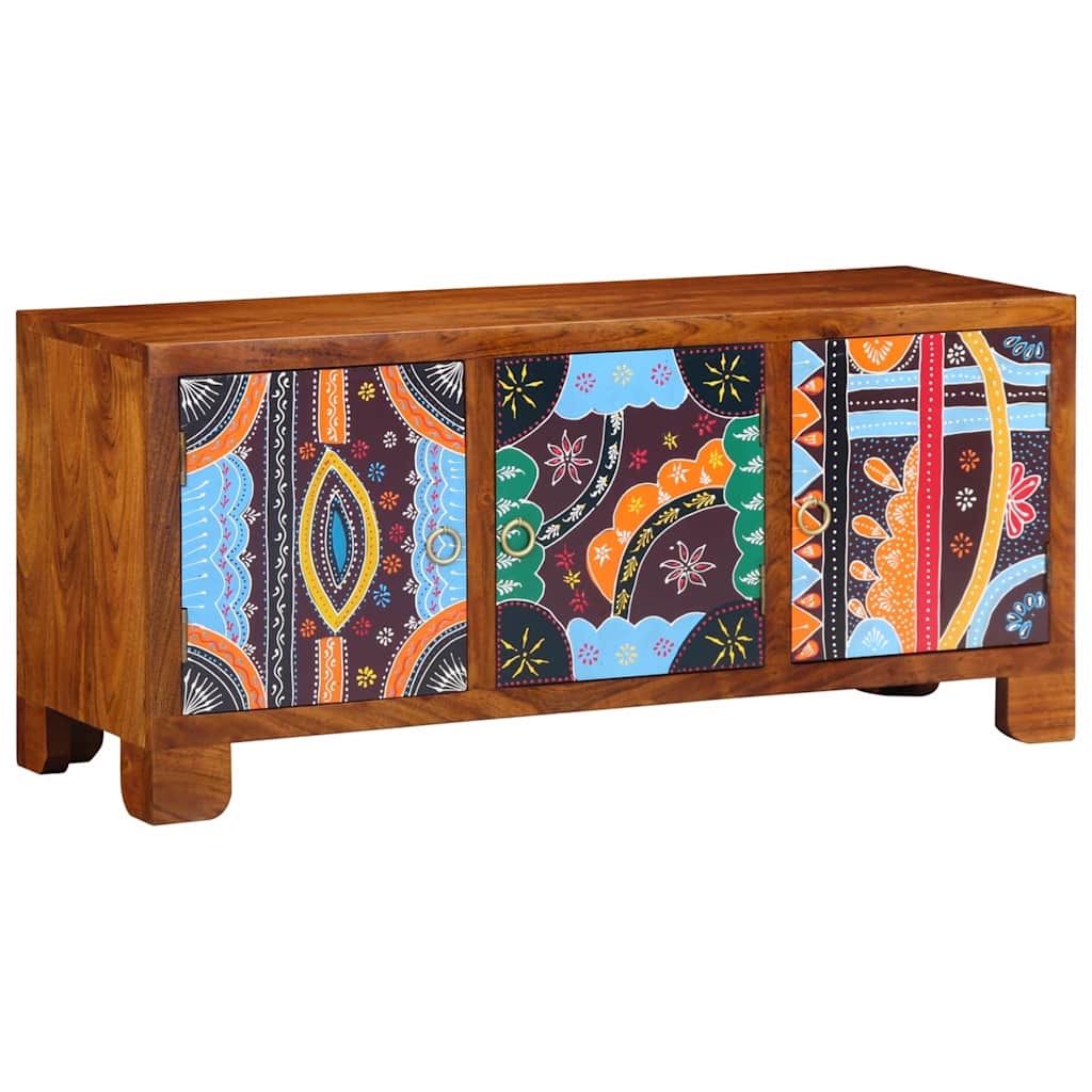 Schoenenbank Honingbruin 100 x 35 x 45 cm Massief Acaciahout