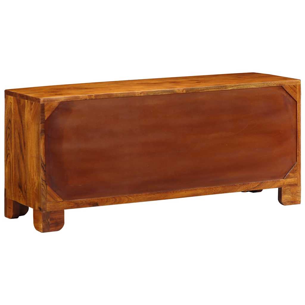 Schoenenbank Honingbruin 100 x 35 x 45 cm Massief Acaciahout
