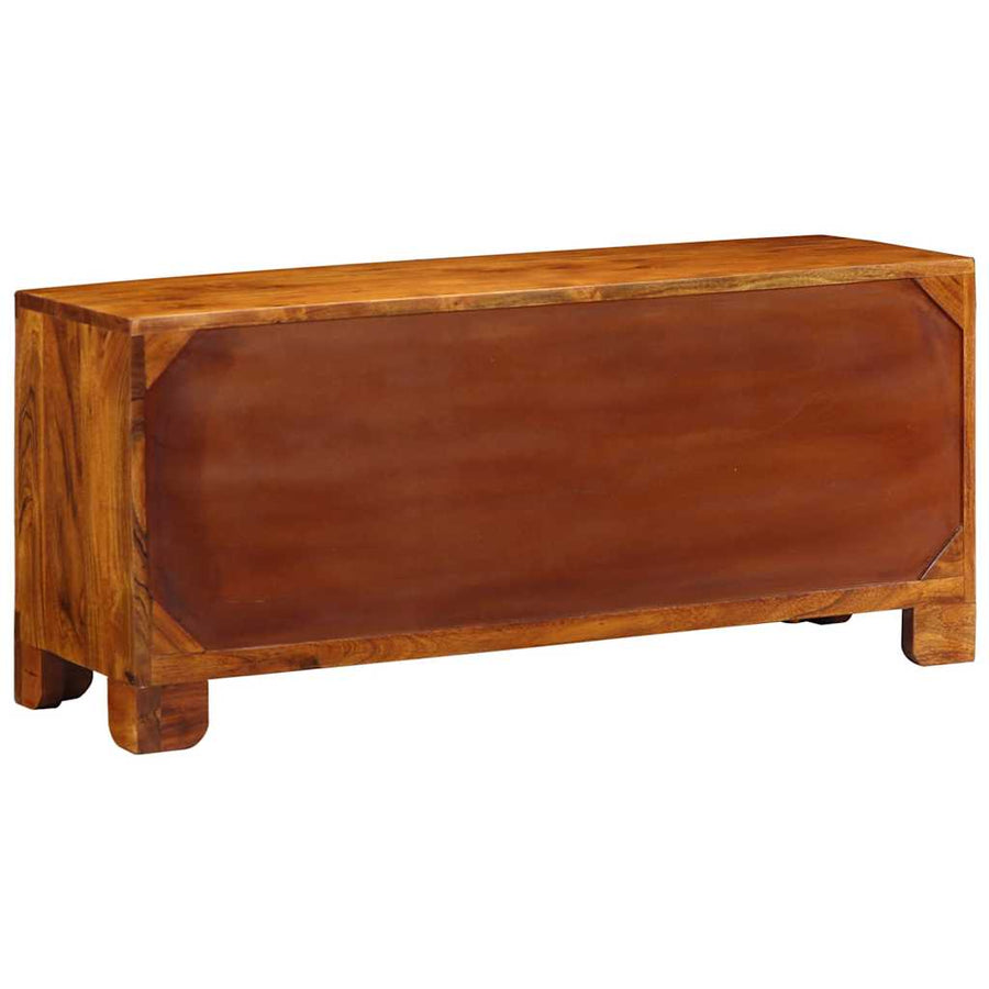 Schoenenbank Honingbruin 100 x 35 x 45 cm Massief Acaciahout