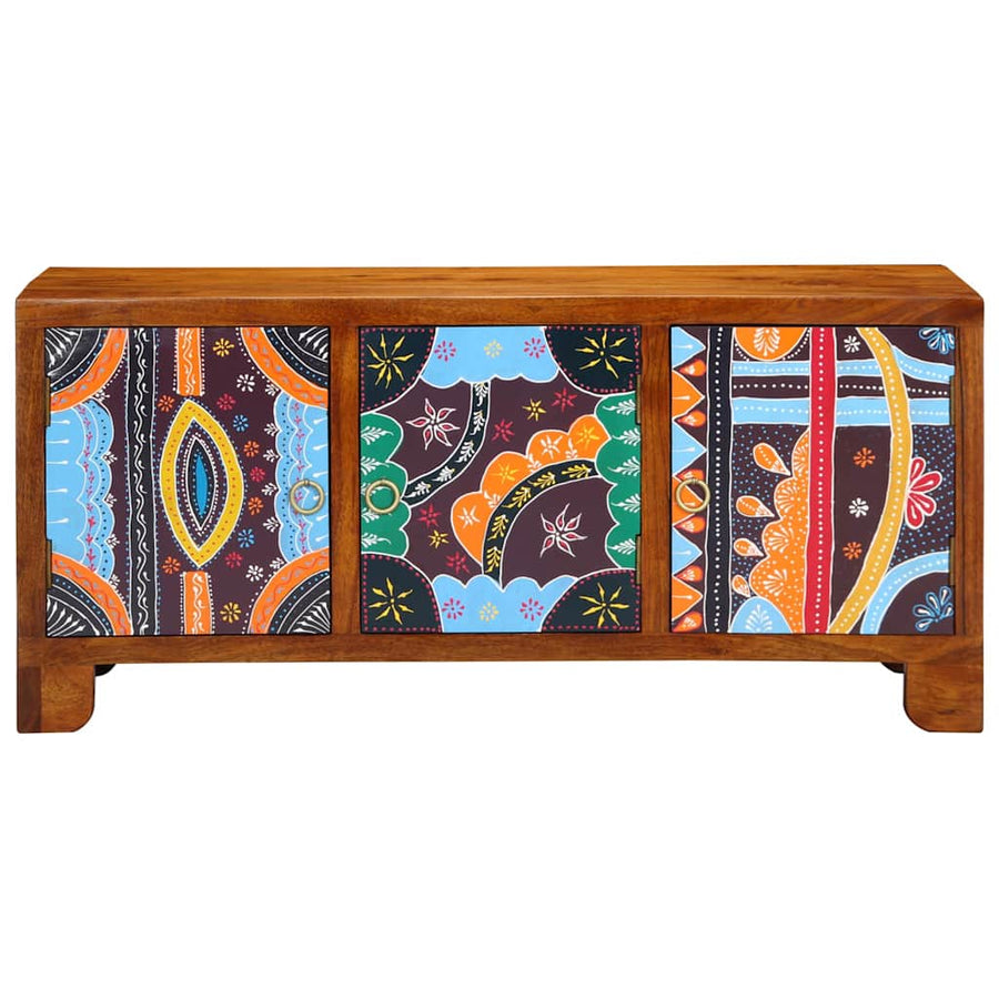 Schoenenbank Honingbruin 100 x 35 x 45 cm Massief Acaciahout