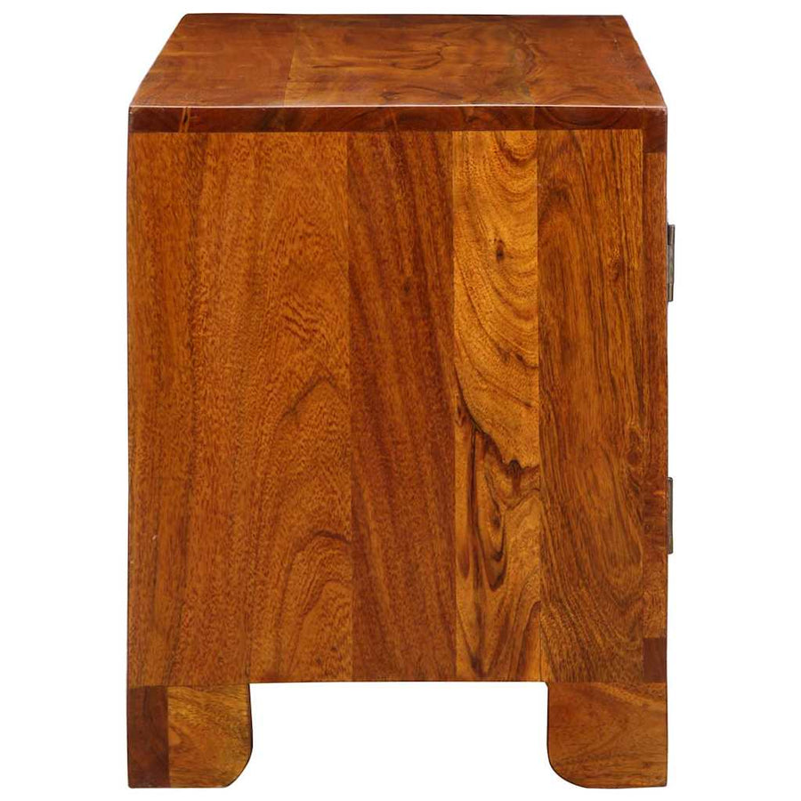 Schoenenbank Honingbruin 100 x 35 x 45 cm Massief Acaciahout