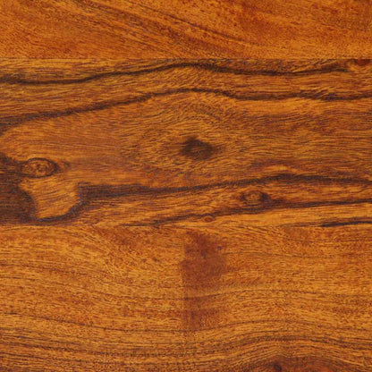 Florale Einde Tafel met lade met opslag Bruin 35 x 35 x 75 cm