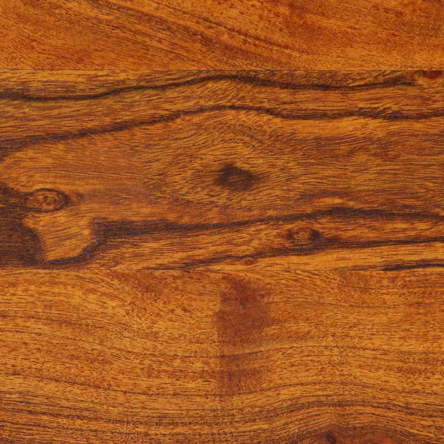 Florale Einde Tafel met lade met opslag Bruin 35 x 35 x 75 cm