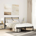 Bedframe zonder matras metaal sonoma eikenkleurig 120x200 cm