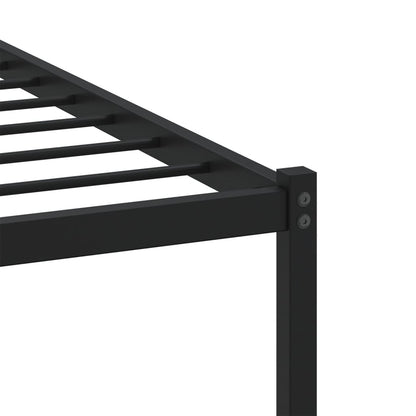 Bedframe met hoofdbord zonder matras bruin eikenkleur 80x200 cm