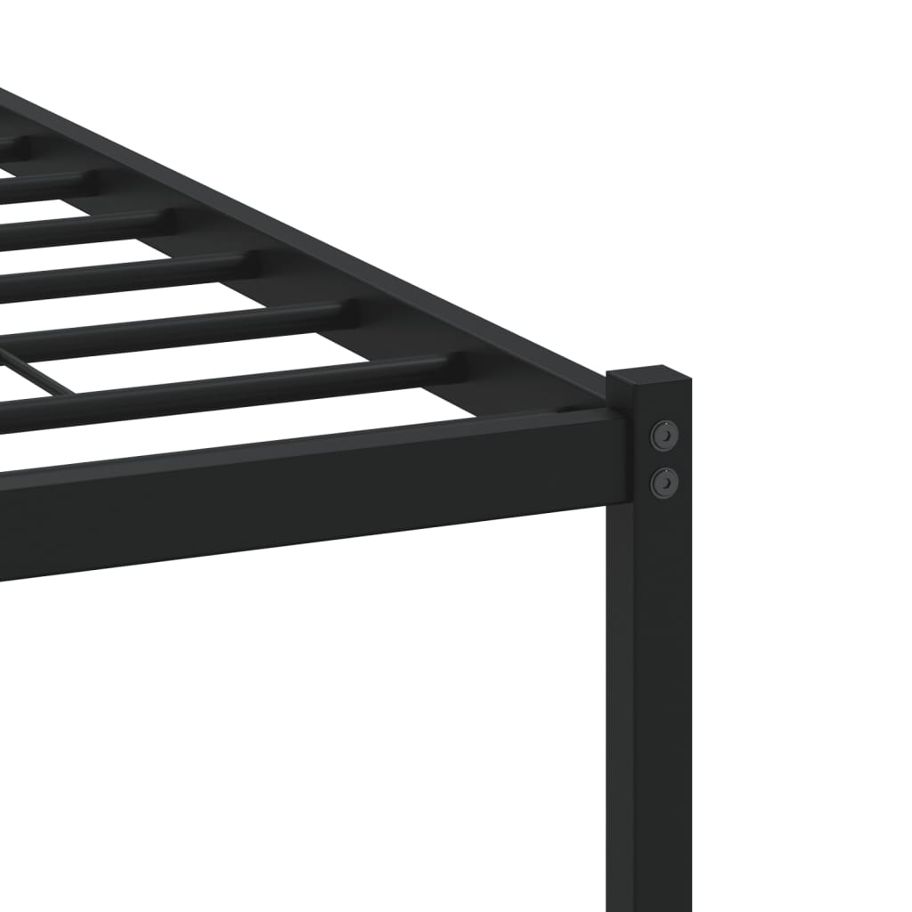 Bedframe met hoofdbord zonder matras bruin eiken 120x200 cm