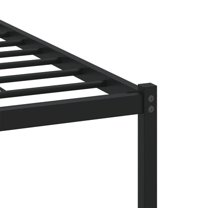 Bedframe met hoofdbord zonder matras bruin eiken 150x200 cm