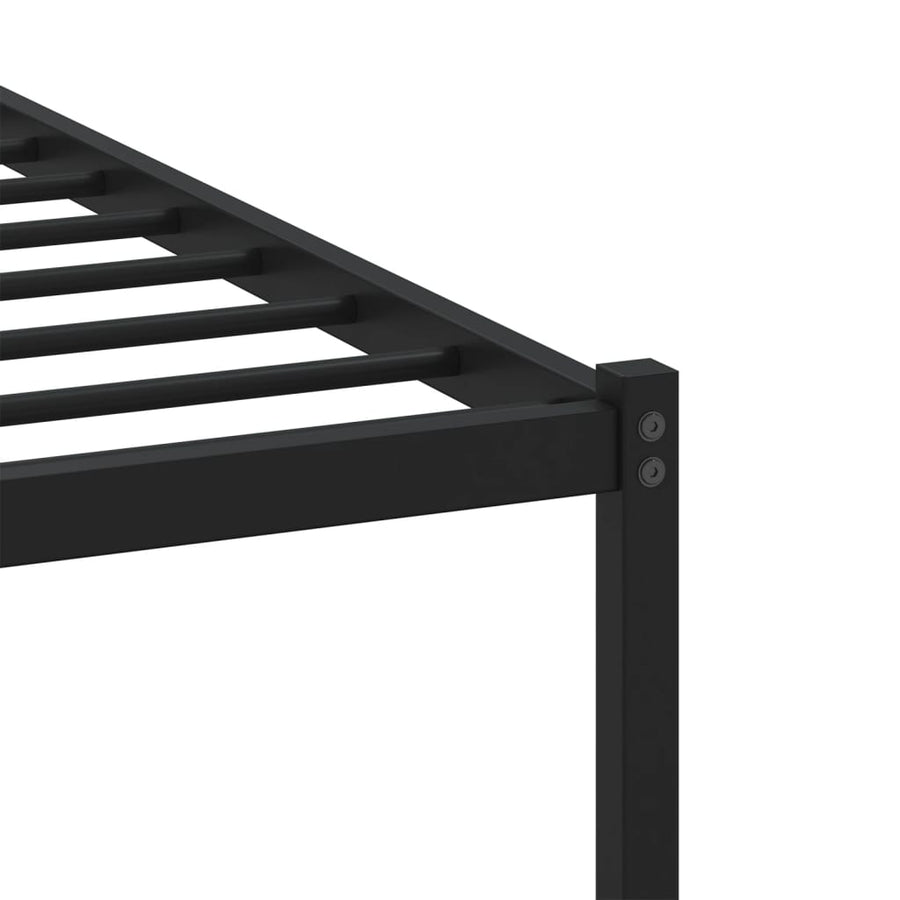 Bedframe met hoofdbord zonder matras bruin eiken 183x213 cm