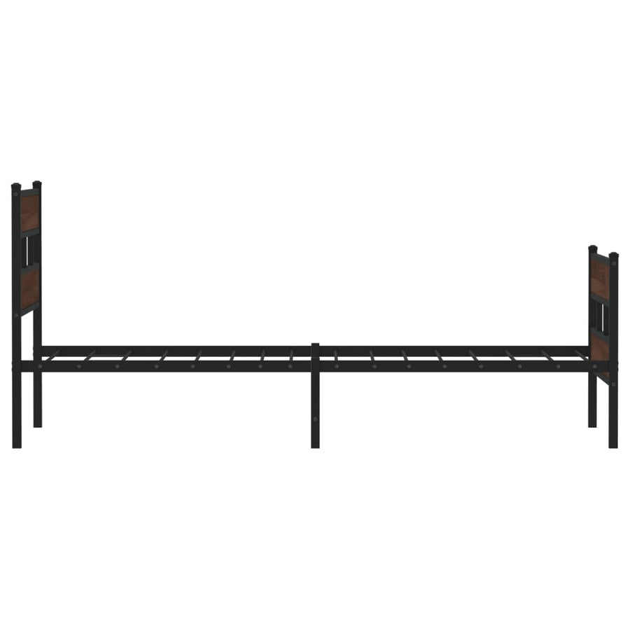 Bedframe met hoofdbord en voetbord zonder matras 80x200 cm
