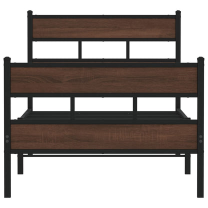 Bedframe met hoofdbord en voetbord zonder matras 90x190 cm