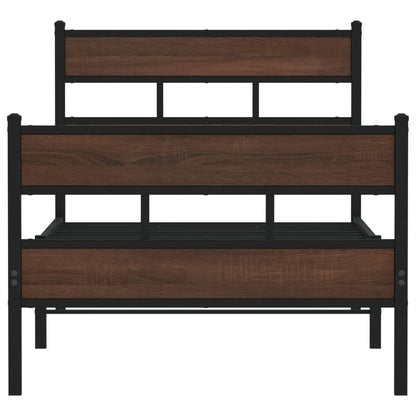 Bedframe met hoofdbord en voetbord zonder matras 90x200 cm