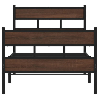 Bedframe met hoofdbord en voetbord zonder matras 100x200 cm