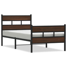 Bedframe met hoofdbord en voetbord zonder matras 107x203 cm