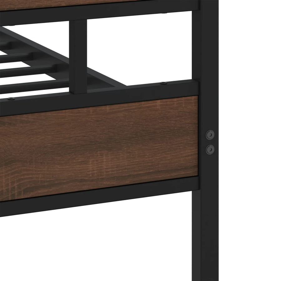 Bedframe met hoofdbord en voetbord zonder matras 120x190 cm