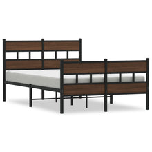 Bedframe met hoofdbord en voetbord zonder matras 120x200 cm