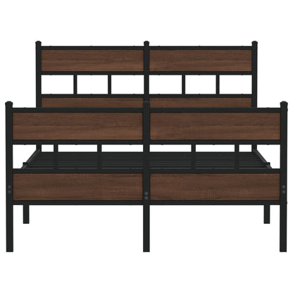 Bedframe met hoofdbord en voetbord zonder matras 120x200 cm
