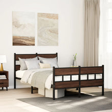 Bedframe met hoofdbord en voetbord zonder matras 120x200 cm