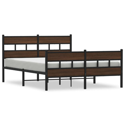Bedframe met hoofdbord en voetbord zonder matras 140x200 cm