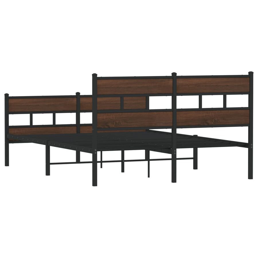 Bedframe met hoofdbord en voetbord zonder matras 140x200 cm