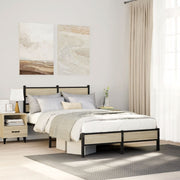 Bedframe 120x190 cm hout sonoma eiken